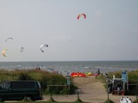 Kitesurfer in Sahlenburg